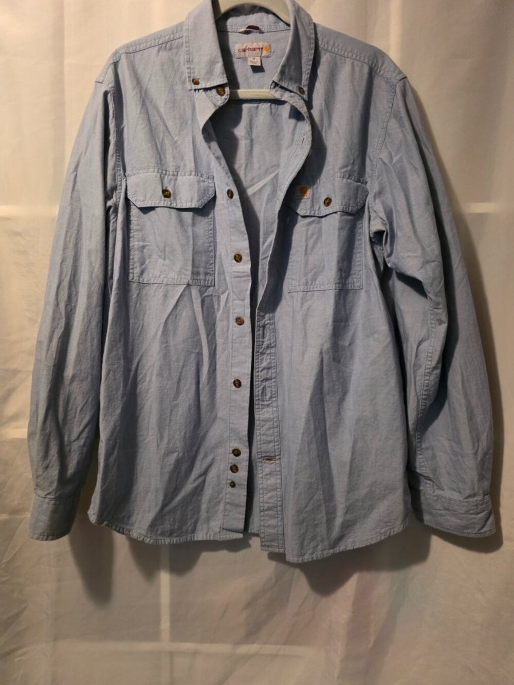 Men's Carhartt Button Down, Long Sleeve, Size M